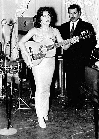 Performing in Montevideo 1960