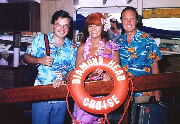 Mary with her family - Hawaii 1985