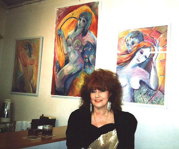 Marion at one of her expositions
