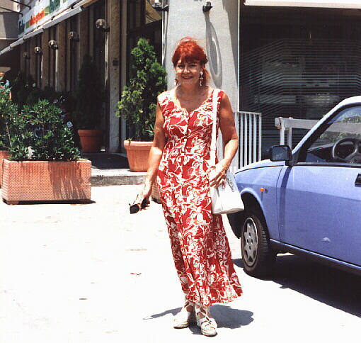 Mary on vacation - Palermo 1995